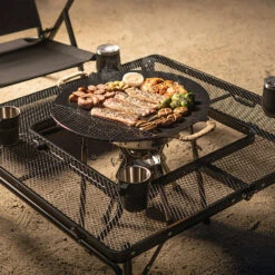 KZM Iron Mesh Fireplace Table II 22 KZM Iron Mesh Fireplace Table II -Zipp Camping Shop K9T3U012 12