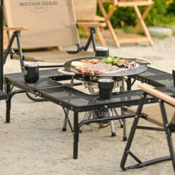 KZM Iron Mesh Fireplace Table II 18 KZM Iron Mesh Fireplace Table II -Zipp Camping Shop K9T3U012 6