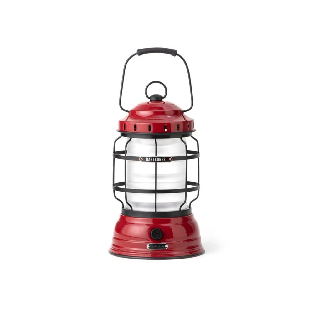 Barebones Forest Lantern Red 3 Barebones Forest Lantern Red