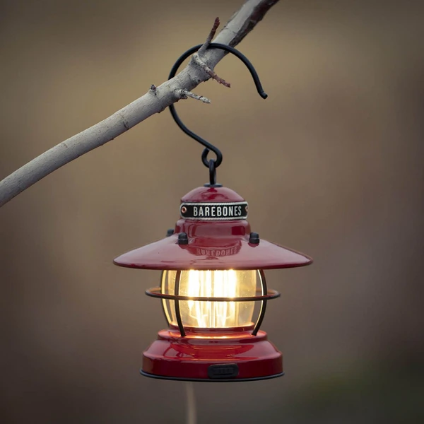 Barebones Edison Mini Lantern Red 7 Barebones Edison Mini Lantern Red - Image 5