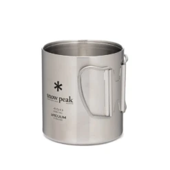 Snow Peak Stainless Vacuum Double Wall 450 Mug -Zipp Camping Shop MG 214 04
