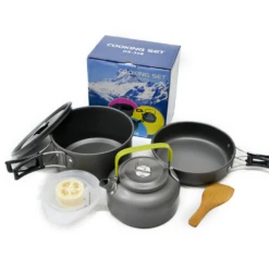 Camp Leader Camping Cookset 2-3 Person 10 Camp Leader Camping Cookset 2-3 Person -Zipp Camping Shop MON43 5