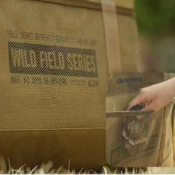 KZM Field Multi Carry Bag 100L & 130L -Zipp Camping Shop Mesh pocket