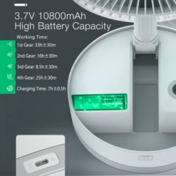 P10 Folding Retractable Camping Fan - White -Zipp Camping Shop P10 10 600x600 c34dc6c3 537e 4a69 a06a cc2971177e45