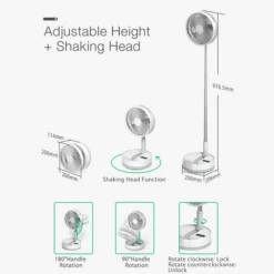 P10 Folding Retractable Camping Fan - Black -Zipp Camping Shop P10 8 600x600 afca051b a276 4d41 bb55 f40e11608fa4