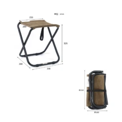 Post General Waxed Canvas Compact Stool 23 Post General Waxed Canvas Compact Stool -Zipp Camping Shop PostGeneral 1