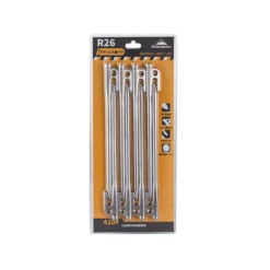 Campingmoon Stainless Steel Tent Pegs Silver -Zipp Camping Shop R26 8 2