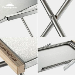 Campingmoon Bonfire Foldable Table 26 Campingmoon Bonfire Foldable Table -Zipp Camping Shop T 380 1T 5
