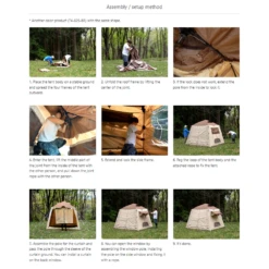 DoD Ouchi Tent -Zipp Camping Shop T4 825 BL 15