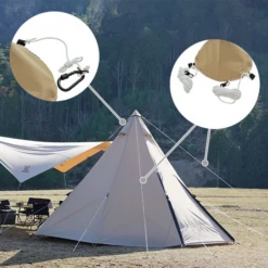 DoD Tongari Hat - One Pole Tent Cap -Zipp Camping Shop TG1 768 BK 9 600x600 7d734073 3cea 44a0 97db 9b3ae19c47c6