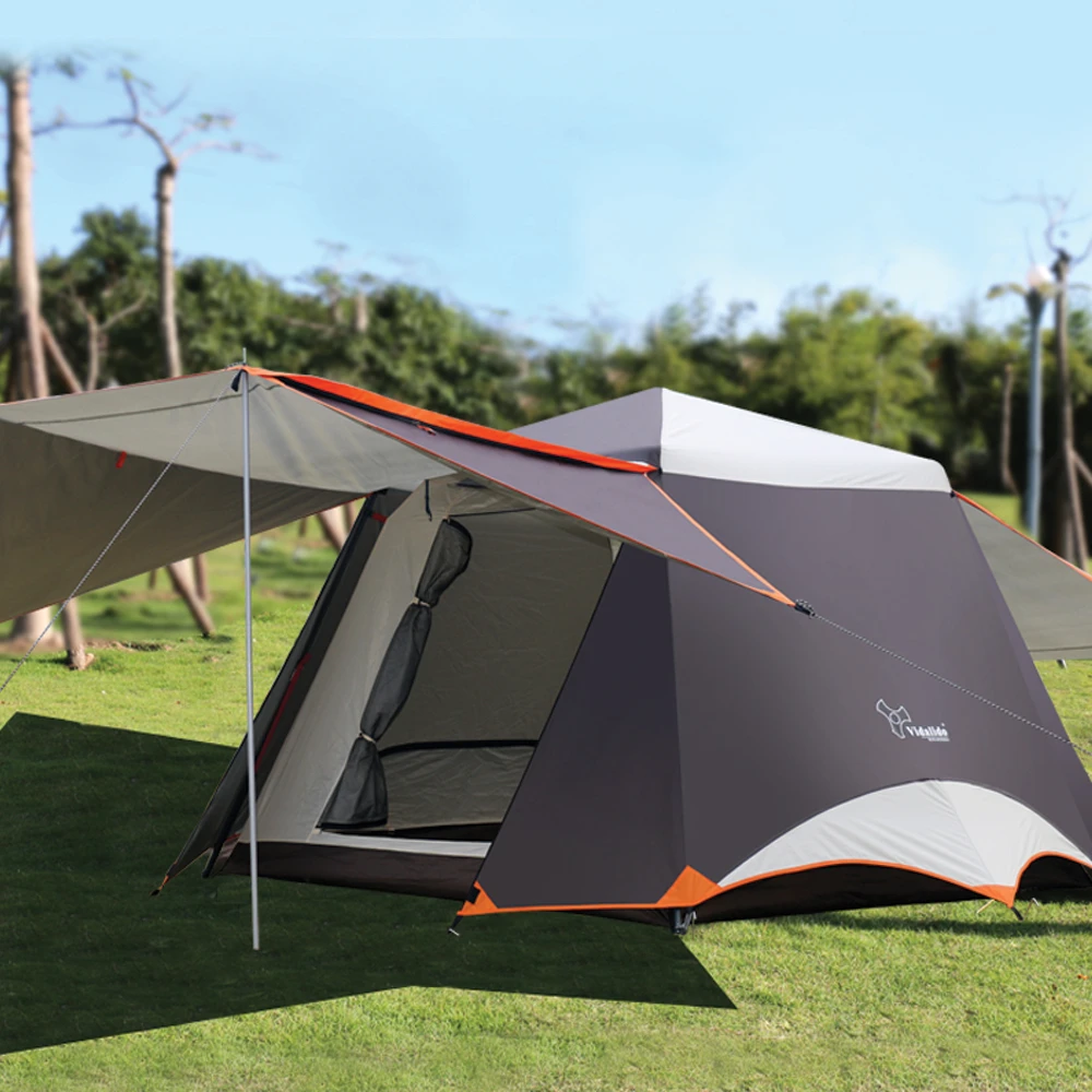 Vidalido Large Instant Cabin Tent Plus - White Coffee 7 Vidalido Large Instant Cabin Tent Plus - White Coffee - Image 5