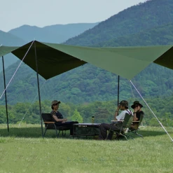 DoD Cheese Tarp M - Khaki -Zipp Camping Shop TT10 739 KH 2