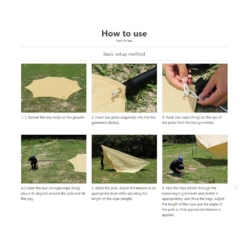 DoD Okura Tarp - Black -Zipp Camping Shop TT8 583 BK 23