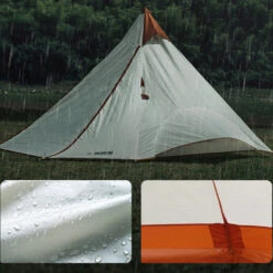 Adventurer Tanxianzhe Tepee Tent 2P 10 Adventurer Tanxianzhe Tepee Tent 2P -Zipp Camping Shop TepeeTent
