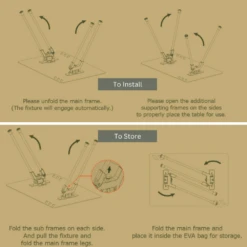 Cargo Container Small Camping Table End Table -Zipp Camping Shop Touse 4283fa34 b0bc 41ac bcf5 080b1ca730d7