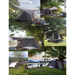 Vidalido Auto Tent - Coffee -Zipp Camping Shop VIDALIDOAUTOTENCOFFEE 06