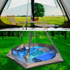 Vidalido Cone Teepee Tent - Black -Zipp Camping Shop VIDALIDOCONETEEPEETENTBLACK 4