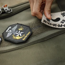 KZM Field Multi Carry Bag 100L & 130L -Zipp Camping Shop Velcro