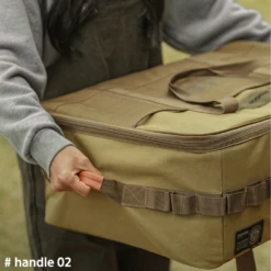 KZM Field Multi Carry Bag 70L & 80L -Zipp Camping Shop handle2