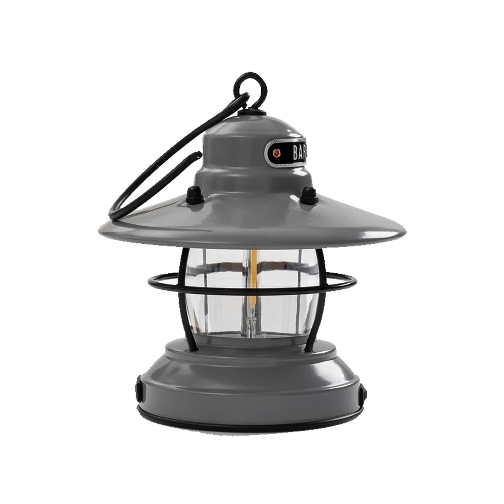 Barebones Edison Mini Lantern - Slate Gray 3 Barebones Edison Mini Lantern - Slate Gray