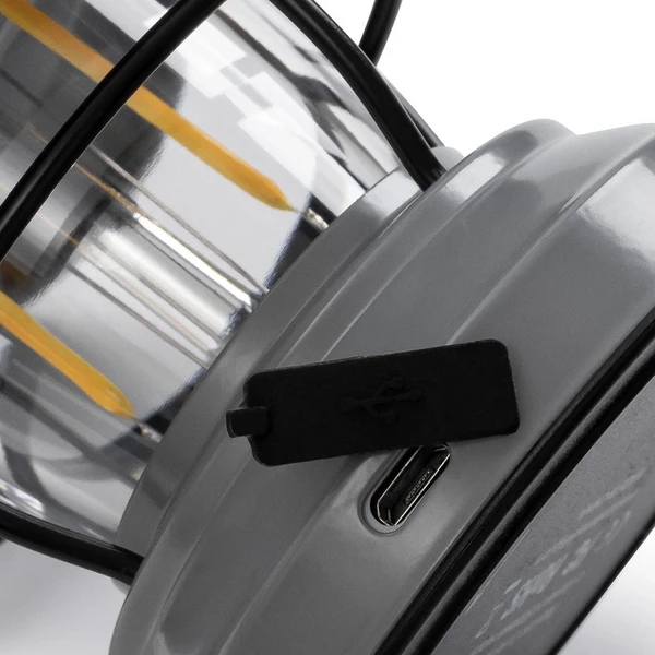 Barebones Edison Mini Lantern - Slate Gray 4 Barebones Edison Mini Lantern - Slate Gray - Image 2