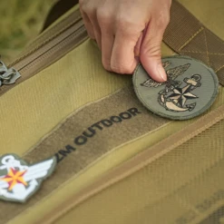 KZM Field Multi Carry Bag 70L & 80L -Zipp Camping Shop velcropatch