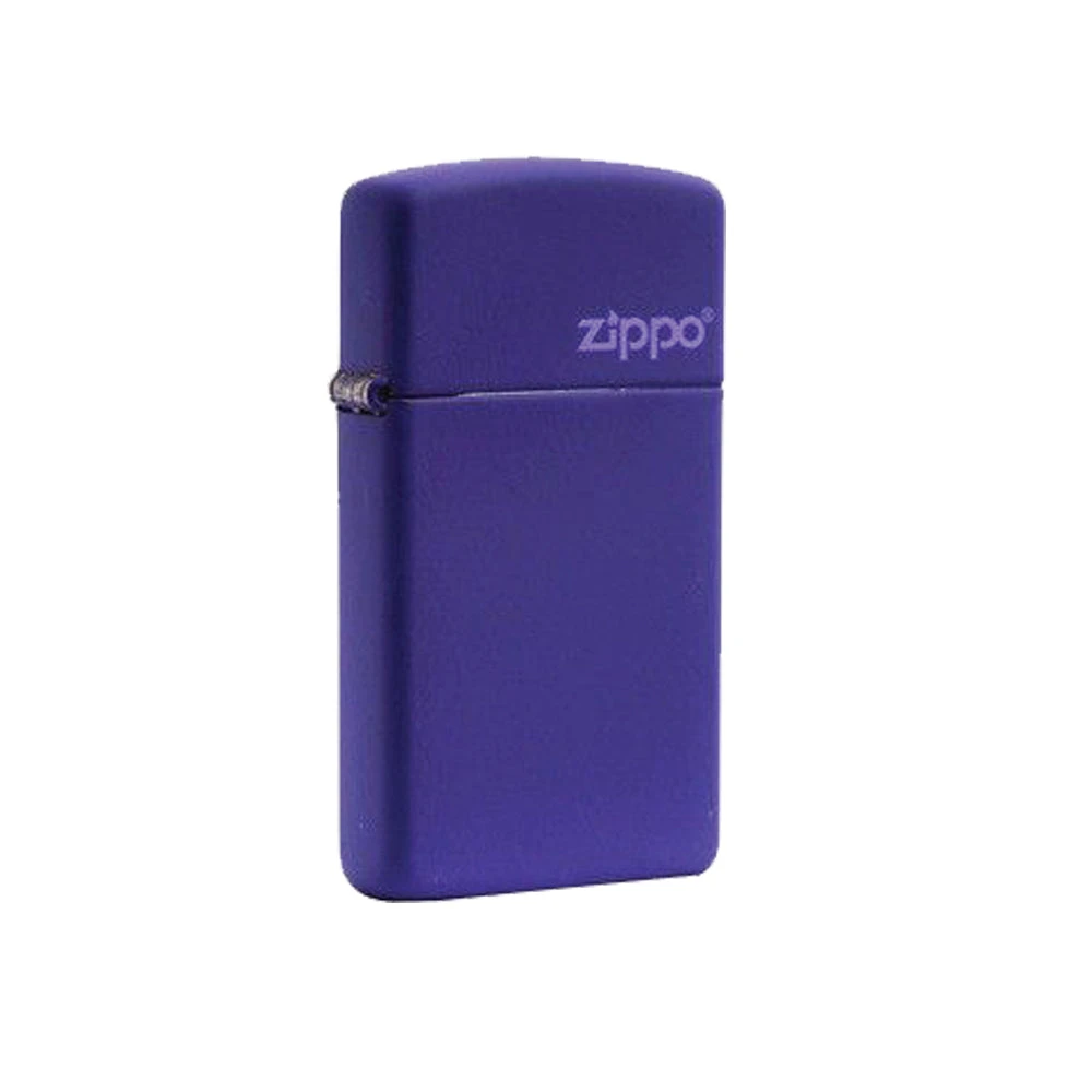 Zippo 1637ZL Slim Purple Matte With Zippo Logo - Refillable Windproof Lighter 3 Zippo 1637ZL Slim Purple Matte With Zippo Logo - Refillable Windproof Lighter