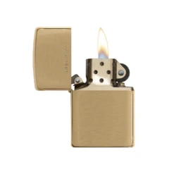 Zippo 204 Brushed Solid Brass - Refillable Windproof Lighter 9 Zippo 204 Brushed Solid Brass - Refillable Windproof Lighter -Zipp Camping Shop zippo 204 2