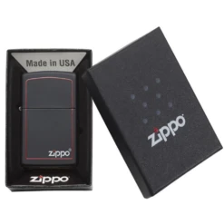 Zippo 218ZB Classic Black And Red Zippo - Refillable Windproof Lighter 8 Zippo 218ZB Classic Black And Red Zippo - Refillable Windproof Lighter -Zipp Camping Shop zippo 218zb 2