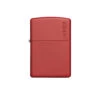 Zippo 233ZL Red Matte With Zippo Logo - Refillable Windproof Lighter -Zipp Camping Shop zippo 233zl