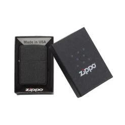 Zippo 236 Classic Black Crackle™ - Refillable Windproof Lighter -Zipp Camping Shop zippo 236 4