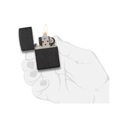 Zippo 236 Classic Black Crackle™ - Refillable Windproof Lighter -Zipp Camping Shop zippo 236 5
