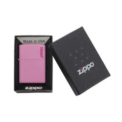 Zippo 238ZL Pink Matte With Zippo Logo - Refillable Windproof Lighter -Zipp Camping Shop zippo 238zl 3