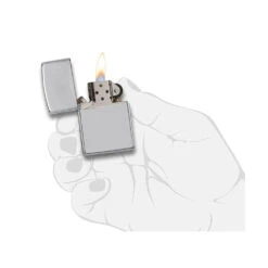 Zippo 250 Classic Lighter Windproof - Refillable Windproof Lighter -Zipp Camping Shop zippo 250 6