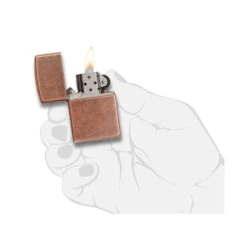 Zippo 301FB Antique Copper - Refillable Windproof Lighter -Zipp Camping Shop zippo 301 6