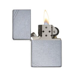 Zippo 267 Street Chrome™ Vintage With Slashes - Refillable Windproof Lighter -Zipp Camping Shop zippo eric 4